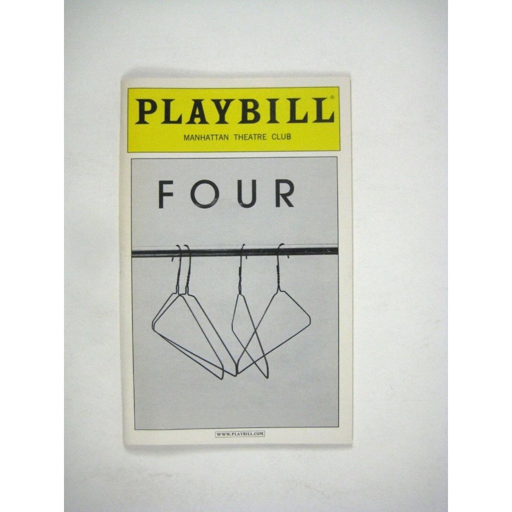 Four Playbill 2002 Manhattan Theatre Club Pascal Armand Keith Nobbs Whitlock